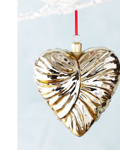 Елочное украшение Ambroise Heart Ornament, Large 17220065 AERIN